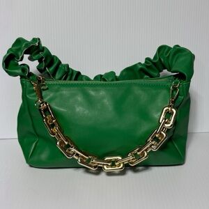 NWT Green Chain Strap Women's Bag